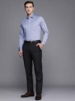 Louis Philippe Slim Fit Printed Pure Cotton Formal Shirt