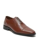 LOUIS STITCH Men Perforated Premium Leather Formal Oxfords Shoes