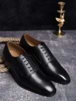 LOUIS STITCH Men Premium Leather Dual Tone Patina Derby Shoes