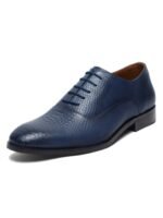 LOUIS STITCH Men Premium Leather Dual Tone Patina Derby Shoes