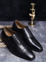 LOUIS STITCH Men Premium Leather Dual Tone Patina Oxford Shoes