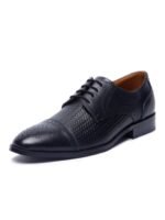 LOUIS STITCH Men Premium Leather Dual Tone Patina Oxford Shoes