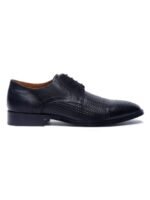 LOUIS STITCH Men Premium Leather Dual Tone Patina Oxford Shoes