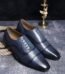 LOUIS STITCH Men Premium Leather Dual Tone Patina Oxford Shoes