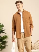 Mast & Harbour Men Pure Cotton Casual Shirt