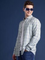 Mast & Harbour Men Standard Checked Casual Shirt