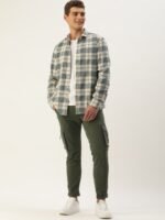 Mast & Harbour Men Standard Opaque Checked Casual Shirt