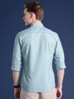 Mast & Harbour Men Standard Striped Casual Shirt