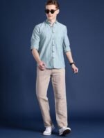 Mast & Harbour Men Standard Striped Casual Shirt