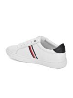 Mast & Harbour Men White Striped Sneakers