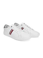 Mast & Harbour Men White Striped Sneakers