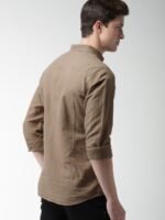 Mast & Harbour Slim Fit Cotton Linen Sustainable Shirt