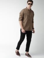 Mast & Harbour Slim Fit Cotton Linen Sustainable Shirt