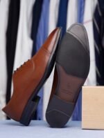 Men Leatherette Derby Formal Shoes