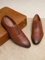 Men Leatherette Oxford Formal Shoes