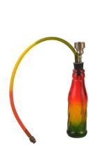 Metier 5 inch Tall Rasta Colored Convertor Water Smoking Bong.