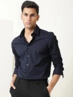 MISCHIEF MONKEY Classic Tailored Fit Cotton Casual Shirt