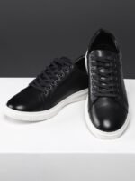 Monte Carlo Men Textured Leather Sneakers