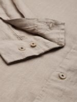 Mr Bowerbird Pure Linen Tailored Fit Opaque Casual Shirt