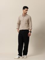 Mr Bowerbird Pure Linen Tailored Fit Opaque Casual Shirt