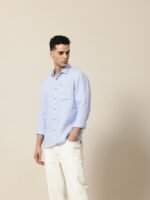 Mr Bowerbird Summer Tailored Fit Pure Linen Urban Shirt