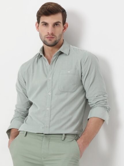 Mufti Slim Fit Opaque Casual Shirt