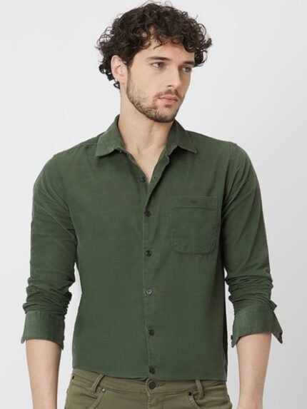 Mufti Slim Fit Pure Cotton Casual Shirt