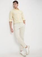 Mufti Spread Collar Cotton Casual Shirt