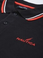 Nautica Polo Collar Pure Cotton T-shirt