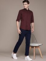 Nautica Slim Fit Opaque Casual Shirt
