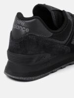 New Balance Men 574 Black Woven Design Sneakers