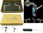 Newzenx® Oil Meth Crystal Mini Bong 3 Inch Special Scientifically Designed Combo Value Pack 2 Pieces Incl. Gift Box & Pipe Cleaner