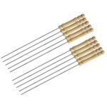 NL TRADERS Charcoal Barbeque Grill - Portable Barbecue Grill Folding BBQ Grill(2 Spatula,1 BBQ,10 Skewers,1 Air Blower) Outdoor Grill Tools for Camping Hiking Picnics, Free...