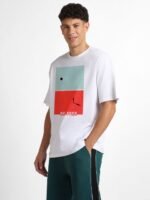 NOBERO Colourblocked Oversized Pure Cotton T-shirt