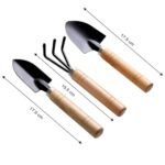 Oblivion 3 Pcs Gardening Tool Set, Hand Tool Kit for Home Gardening, Small Sized Hand Cultivator, Small Trowel & Garden Fork, Perfectly Sized for Kids, Ideal for Home Gardening,...