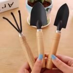 Oblivion 3 Pcs Gardening Tool Set, Hand Tool Kit for Home Gardening, Small Sized Hand Cultivator, Small Trowel & Garden Fork, Perfectly Sized for Kids, Ideal for Home Gardening,...