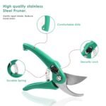 Ocean Mart Assorted Hand Pruner Cutter - 1 Pc (Steel Blades) Heavy Duty Gardening Cutter Tool | Wood Branch Trimmer | Grass Cutting Accessory | Plant Cutter for Home Garden