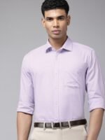 Park Avenue Self Design Pure Cotton Slim Fit Opaque Formal Shirt