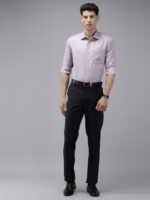 Park Avenue Self Design Slim Fit Opaque Formal Shirt