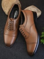 pelle albero Men Leather Lace-Up Formal Oxford