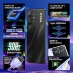 POCO M6 5G (Galactic Black, 8GB RAM, 256GB Storage)