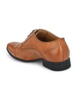 Provogue Men Tan Brown Formal Oxfords