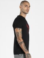 Puma Men Black Graphic Slim Fit T-Shirt