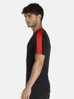 Puma Men Black & Red Teams Czech Republic Printed DryCell T-Shirt