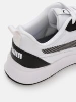 Puma Men White & Black Colourblocked IDP Sneakers