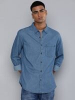 R Code by The Roadster Life Co Men Pure Cotton Opaque Casual Shirt