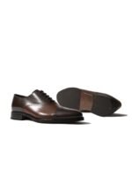 Rapawalk Brown & Coffee Brown Handcrafted Standard Width Leather Oxfords