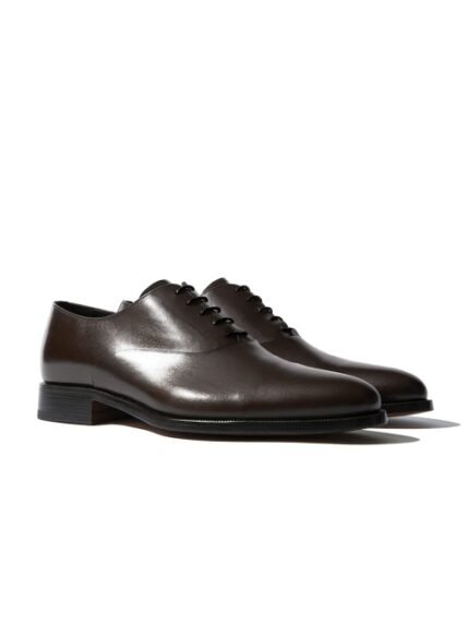 Rapawalk Brown Handcrafted Standard Width Leather Oxfords