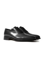 Rapawalk Grey & Black Handcrafted Standard Width Leather Oxfords