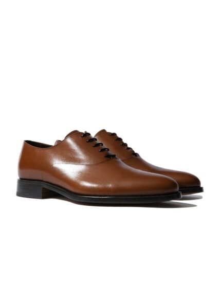 Rapawalk Tan Handcrafted Standard Width Leather Oxfords